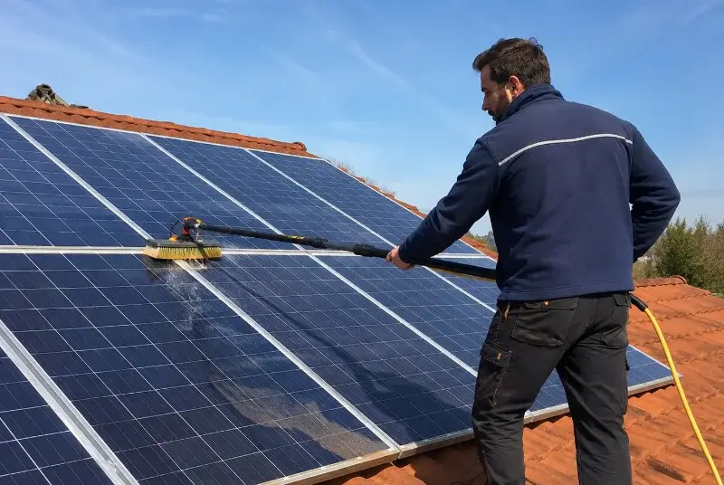 Nettoyage et entretien de panneaux solaires à Beaupouyet